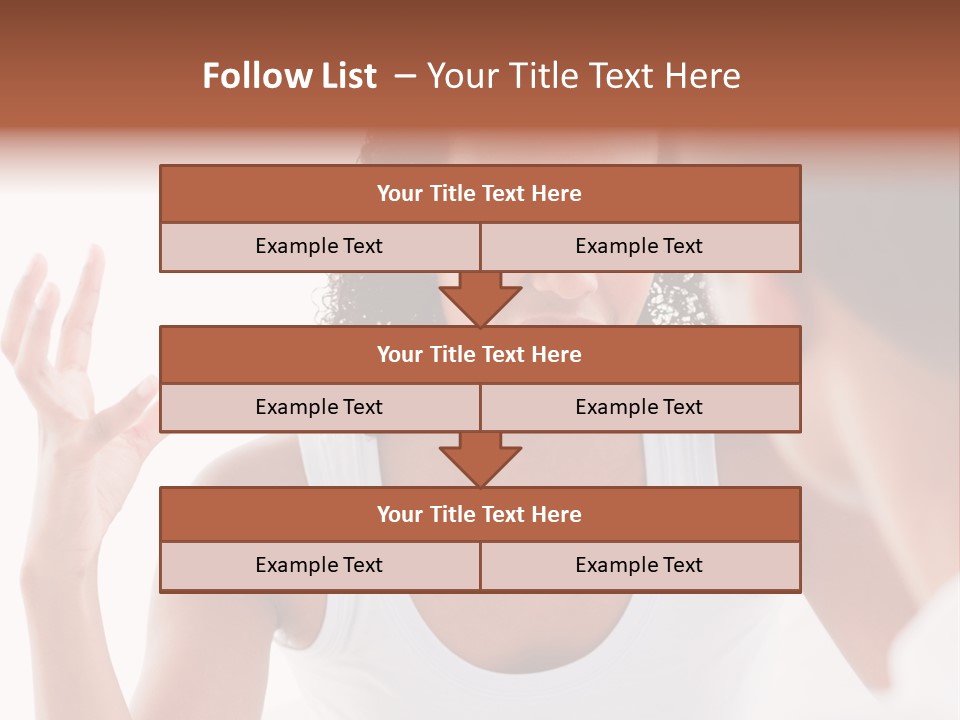 Intimidation Two Boy PowerPoint Template