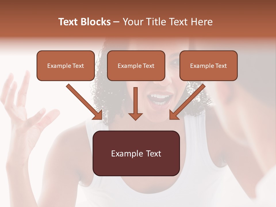 Intimidation Two Boy PowerPoint Template