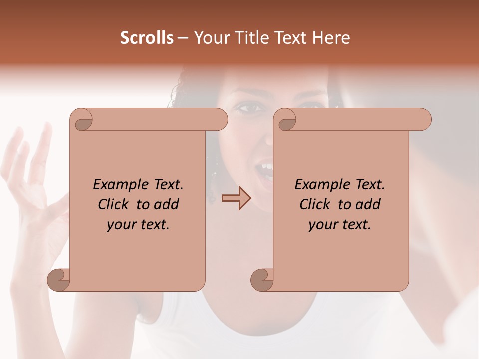 Intimidation Two Boy PowerPoint Template