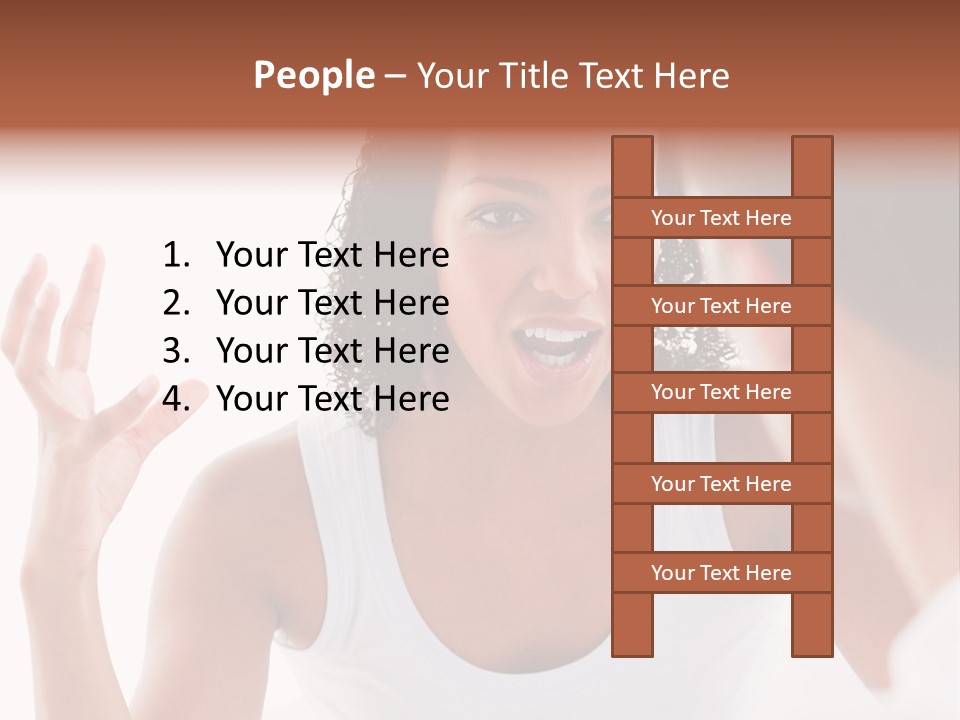 Intimidation Two Boy PowerPoint Template