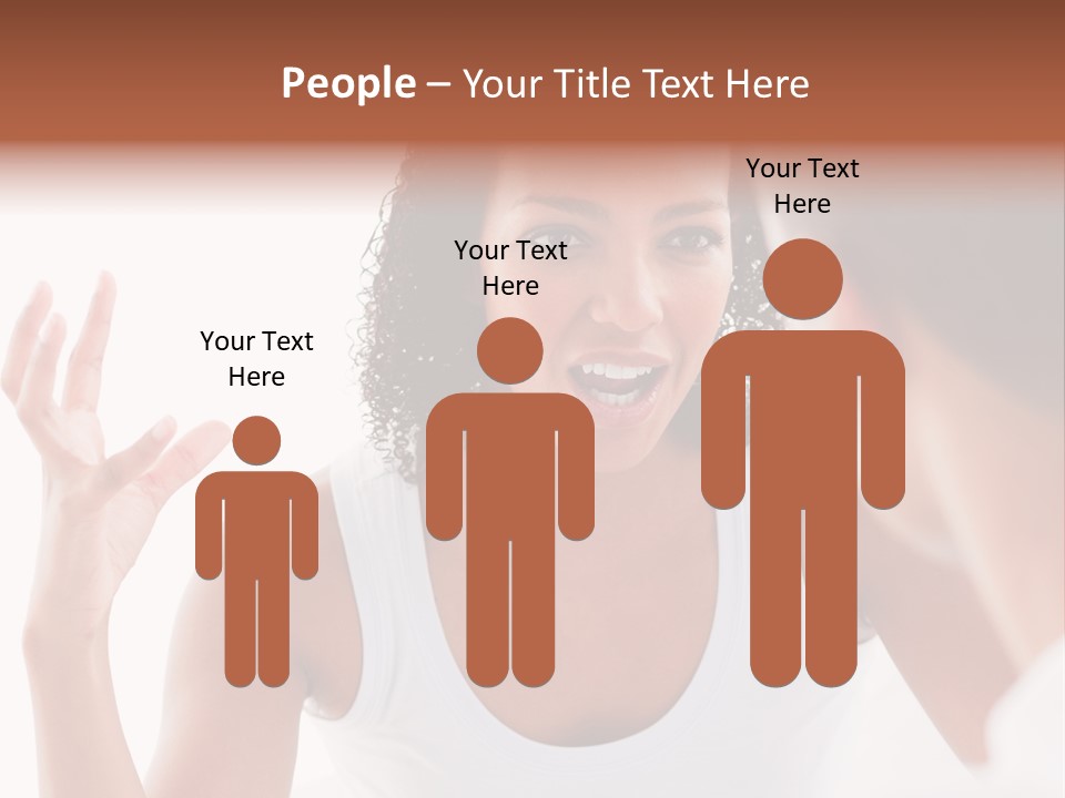 Intimidation Two Boy PowerPoint Template