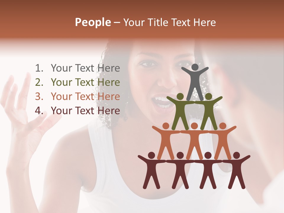 Intimidation Two Boy PowerPoint Template