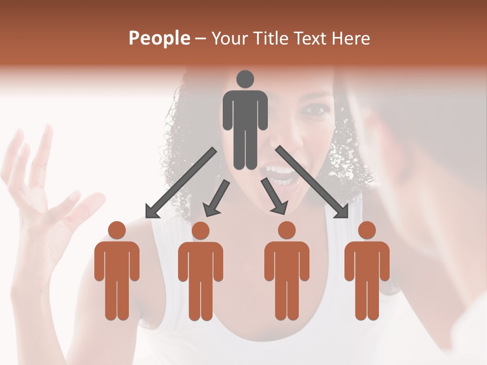 Intimidation Two Boy PowerPoint Template