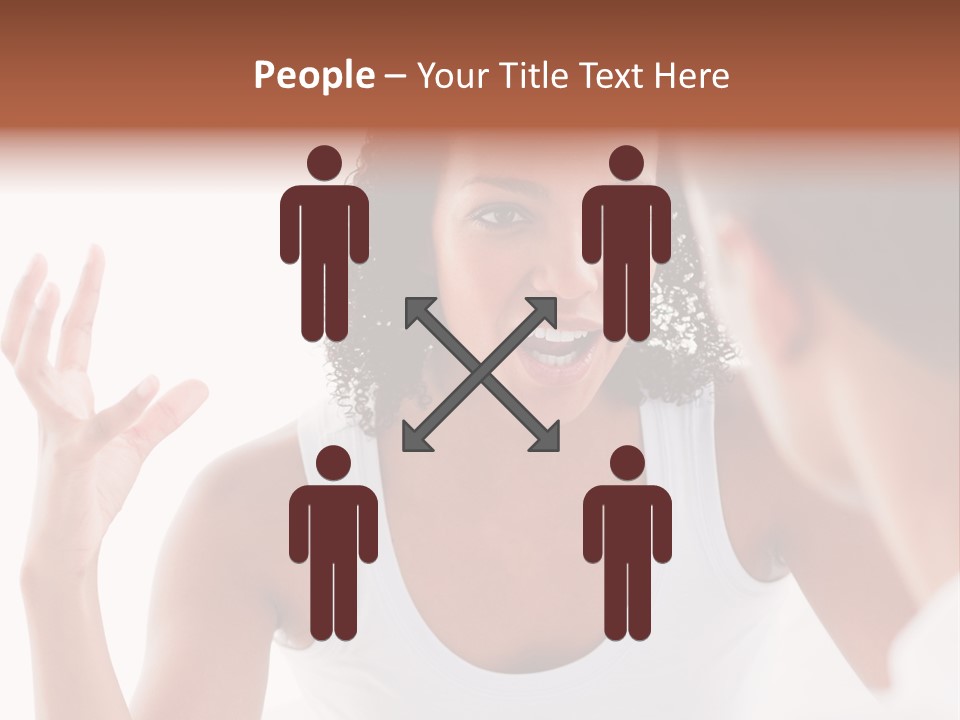 Intimidation Two Boy PowerPoint Template