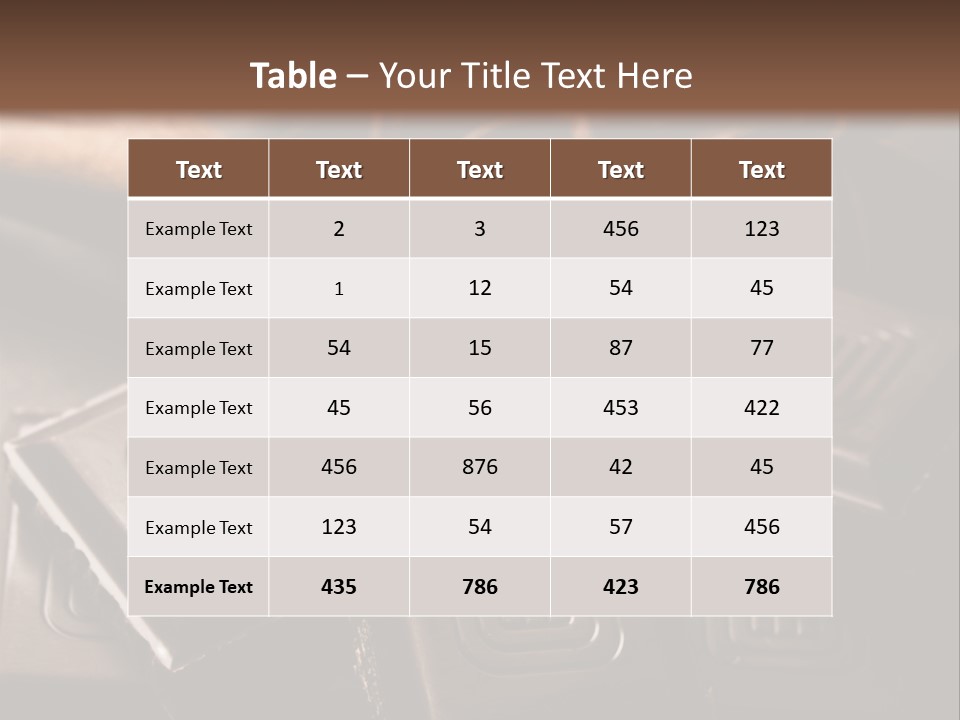 Anise Spices Cacao PowerPoint Template