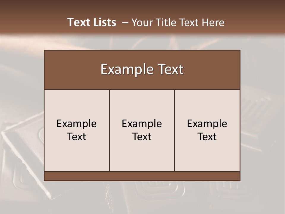 Anise Spices Cacao PowerPoint Template