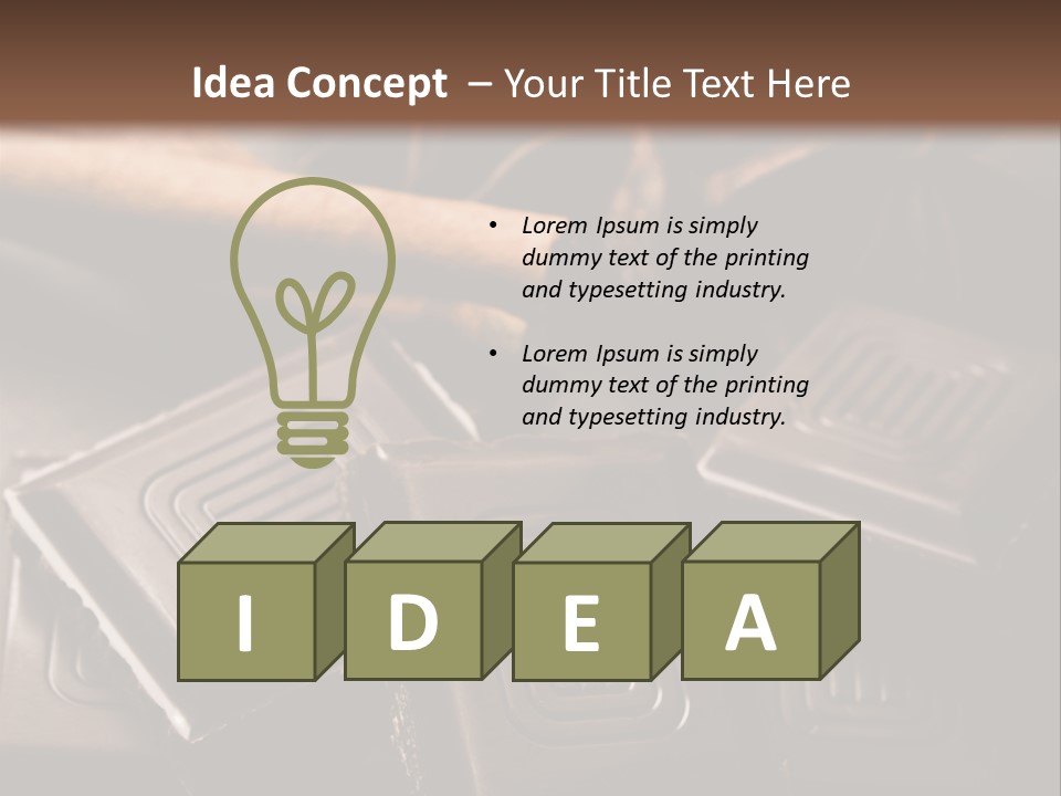 Anise Spices Cacao PowerPoint Template