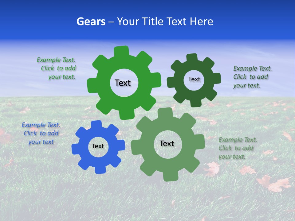 Pasture Lush Celestial PowerPoint Template