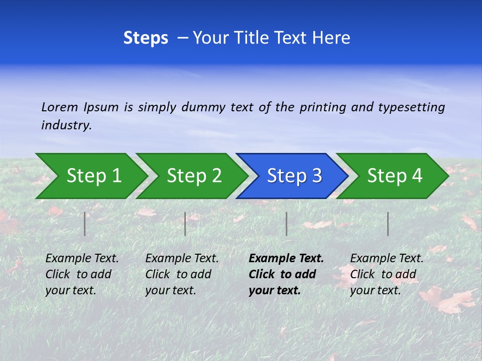 Pasture Lush Celestial PowerPoint Template