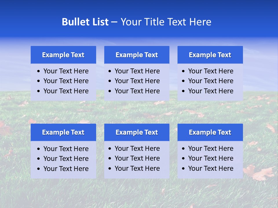 Pasture Lush Celestial PowerPoint Template