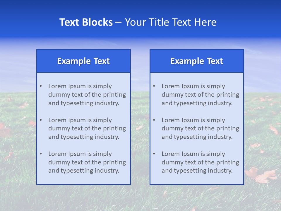 Pasture Lush Celestial PowerPoint Template