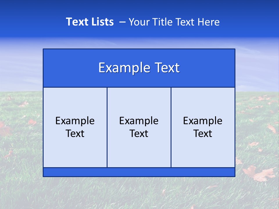 Pasture Lush Celestial PowerPoint Template