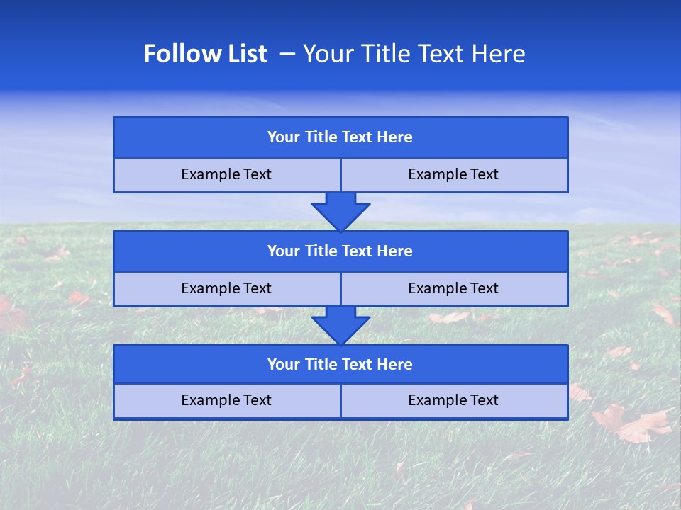 Pasture Lush Celestial PowerPoint Template