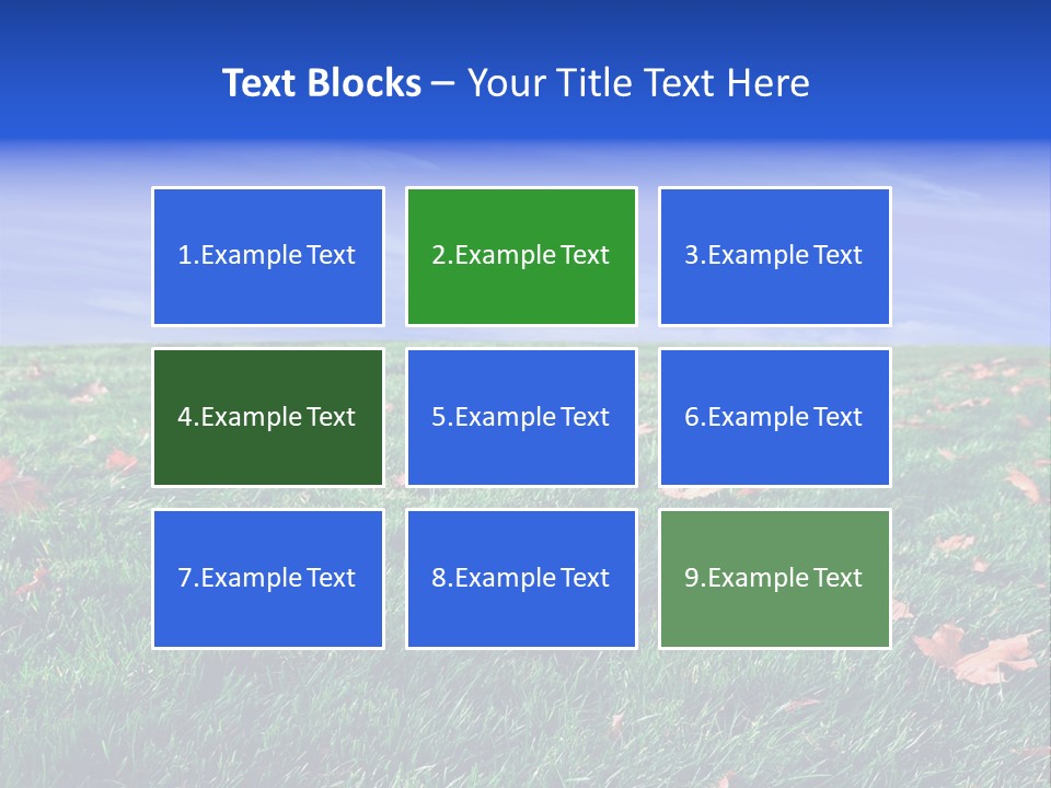 Pasture Lush Celestial PowerPoint Template