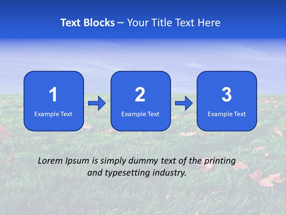 Pasture Lush Celestial PowerPoint Template