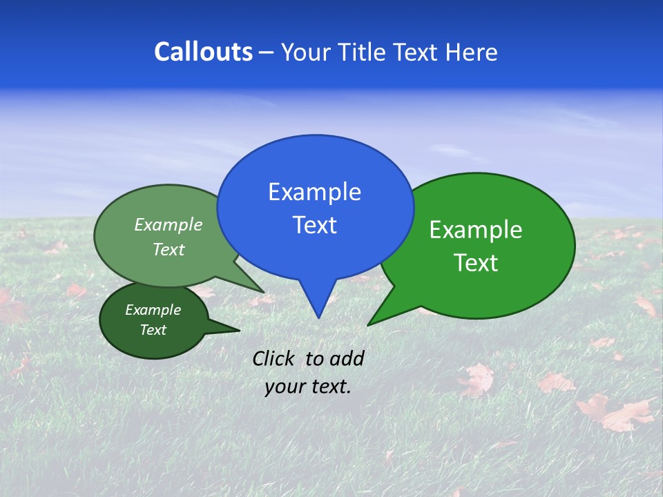 Pasture Lush Celestial PowerPoint Template