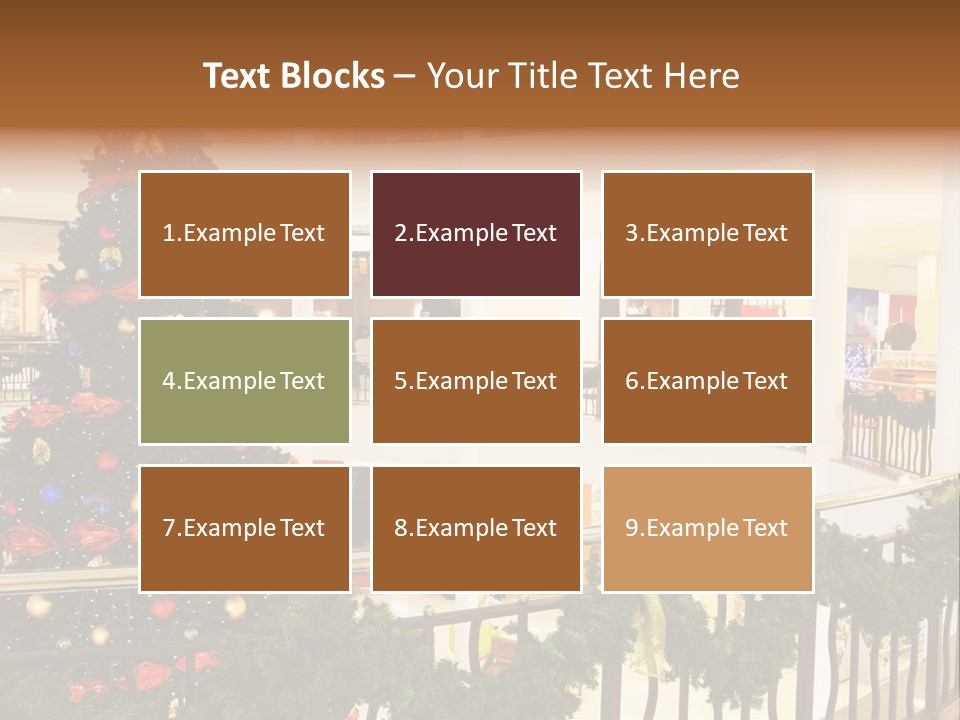 Fork Green Descent PowerPoint Template