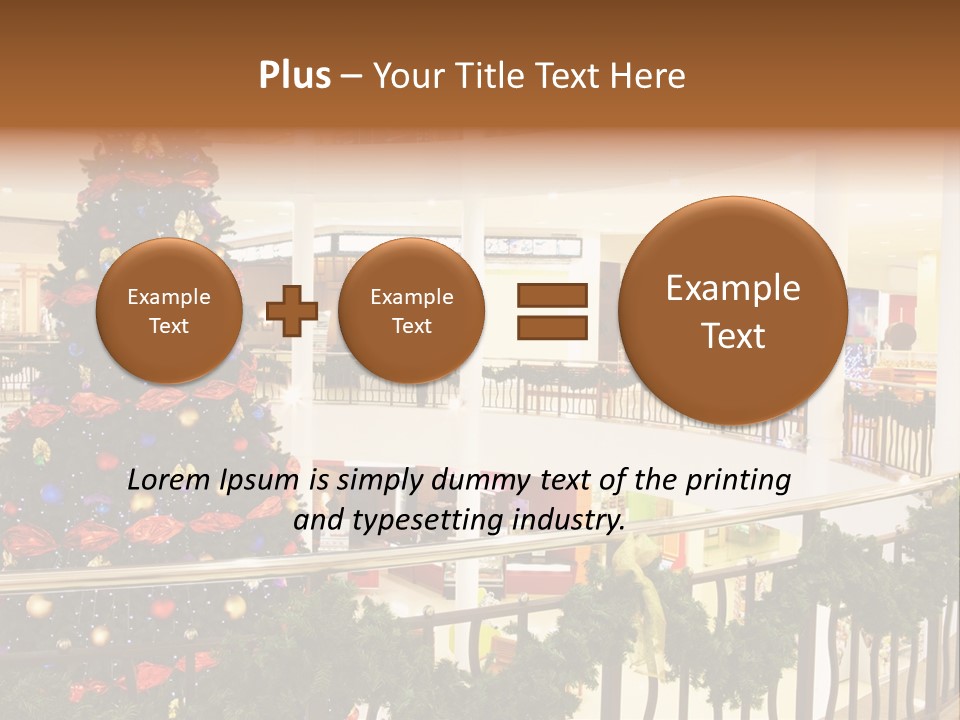Fork Green Descent PowerPoint Template