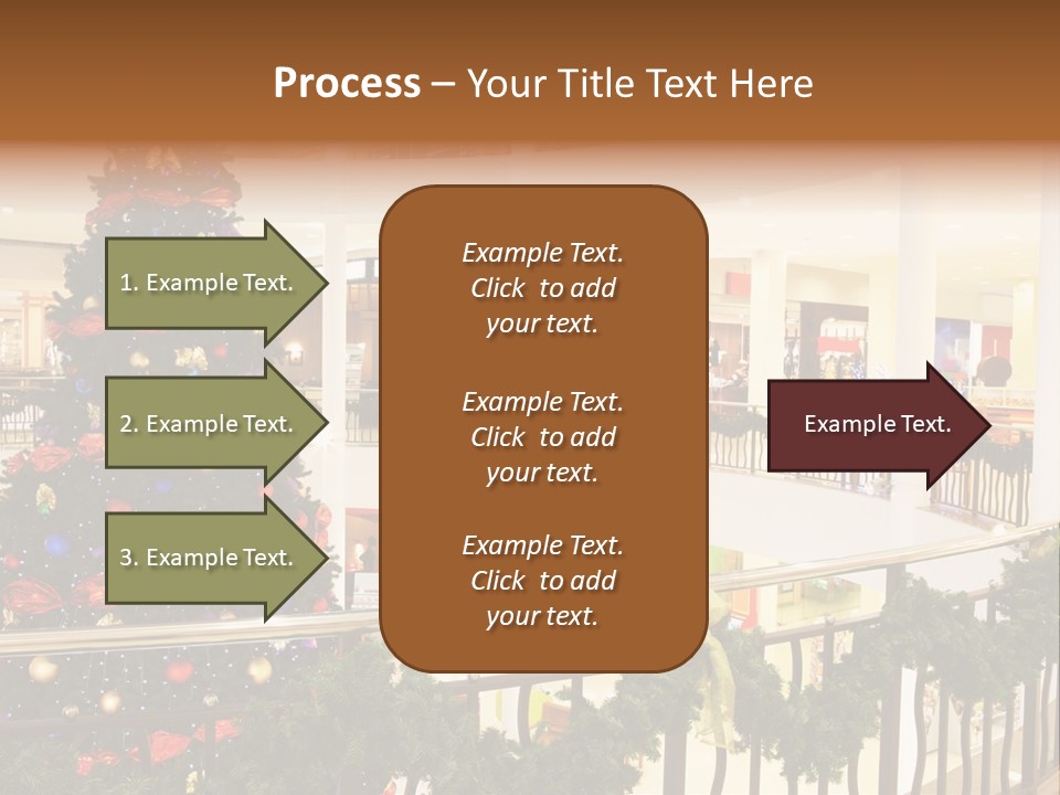Fork Green Descent PowerPoint Template