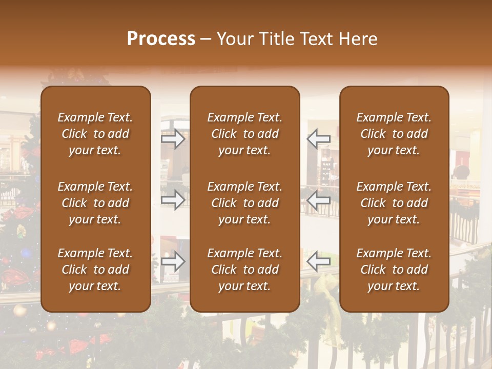 Fork Green Descent PowerPoint Template