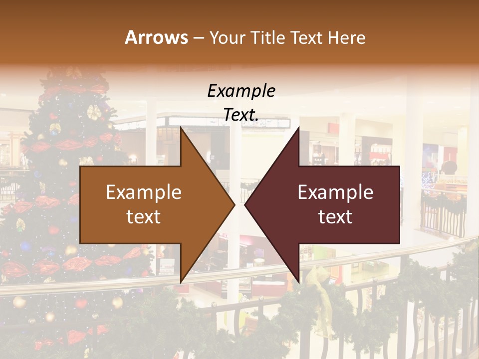 Fork Green Descent PowerPoint Template