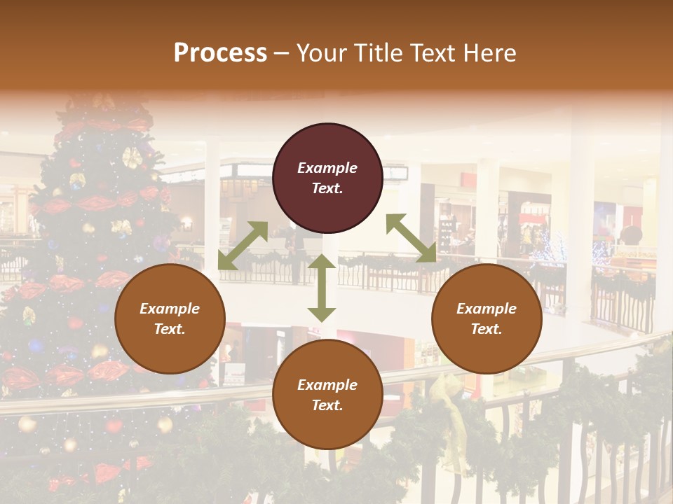 Fork Green Descent PowerPoint Template