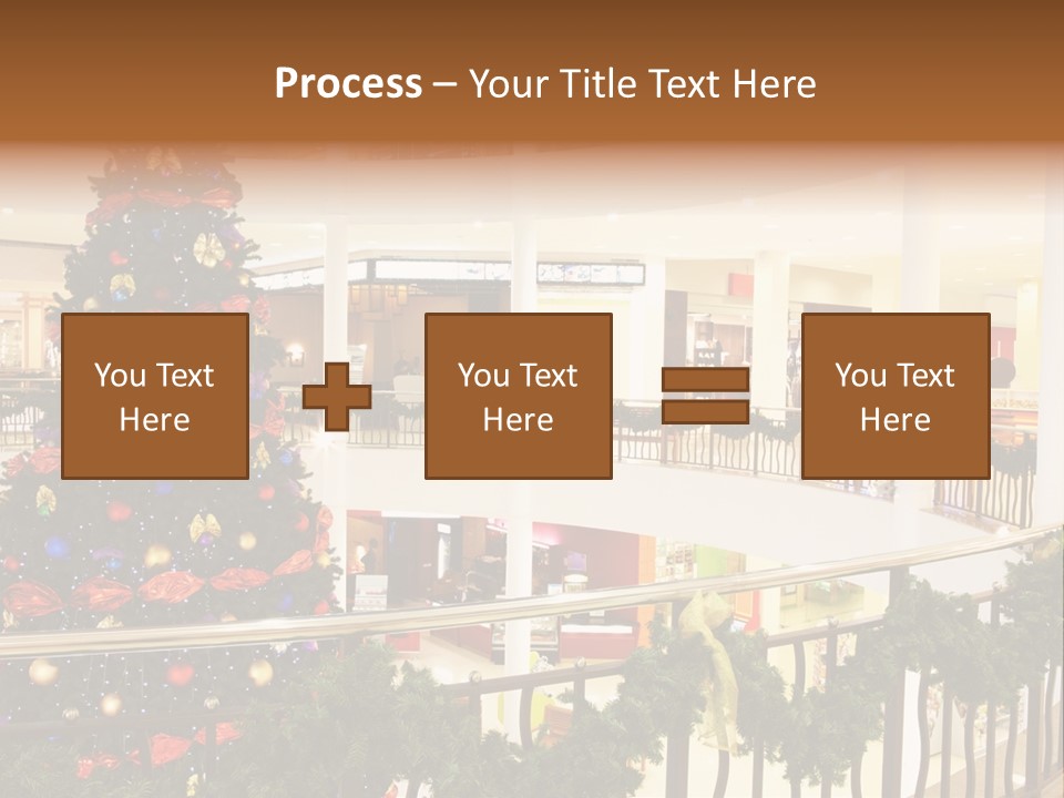 Fork Green Descent PowerPoint Template