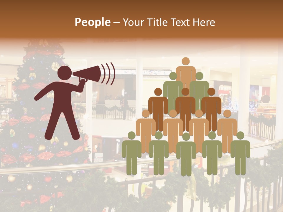 Fork Green Descent PowerPoint Template