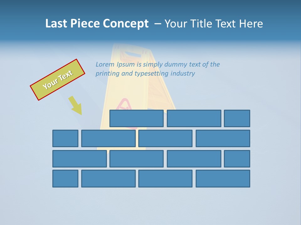 Risk Floor Fall PowerPoint Template