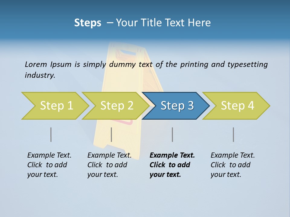 Risk Floor Fall PowerPoint Template