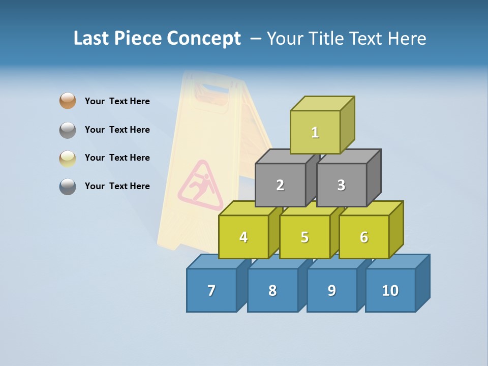 Risk Floor Fall PowerPoint Template
