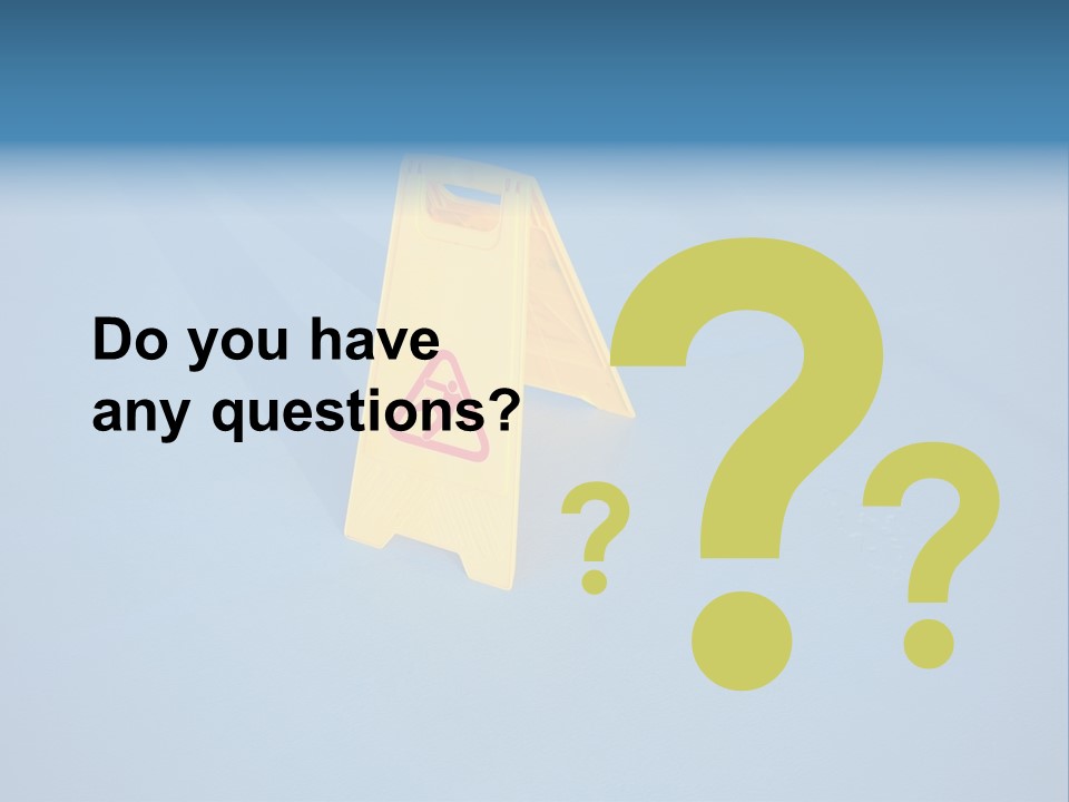 Risk Floor Fall PowerPoint Template