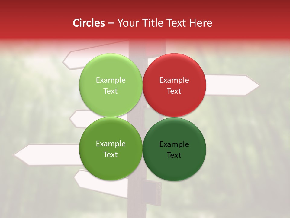 Copyspace Street Information PowerPoint Template