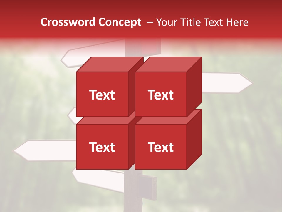 Copyspace Street Information PowerPoint Template
