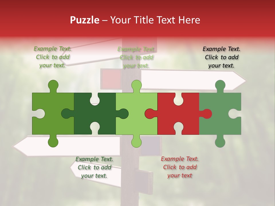 Copyspace Street Information PowerPoint Template