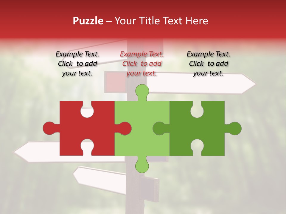 Copyspace Street Information PowerPoint Template