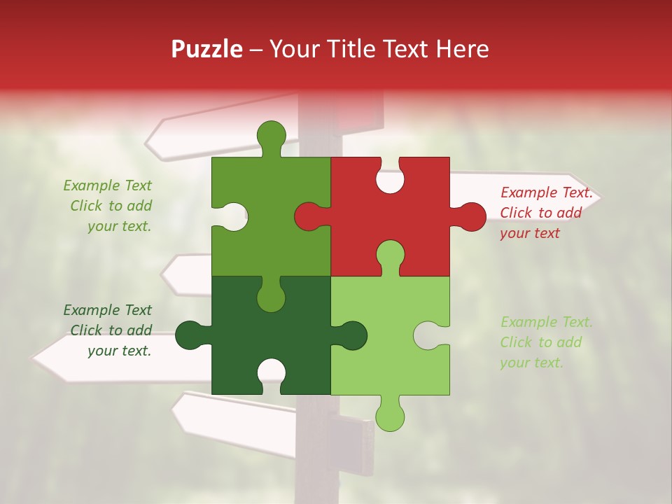 Copyspace Street Information PowerPoint Template