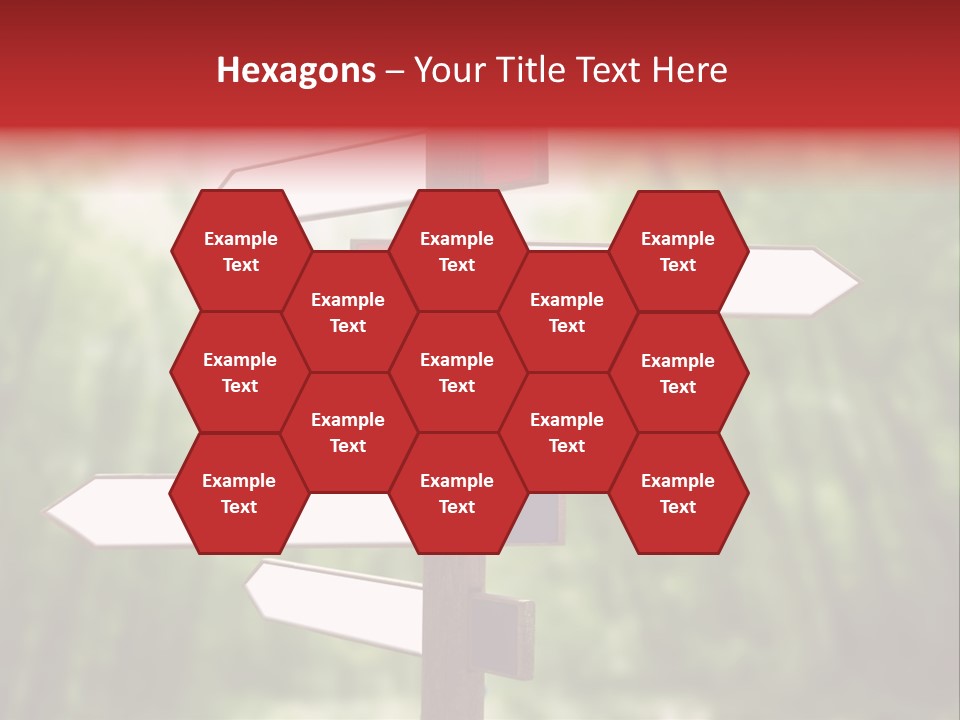 Copyspace Street Information PowerPoint Template