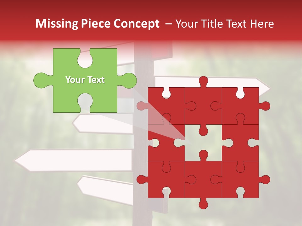 Copyspace Street Information PowerPoint Template