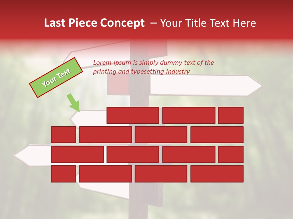 Copyspace Street Information PowerPoint Template