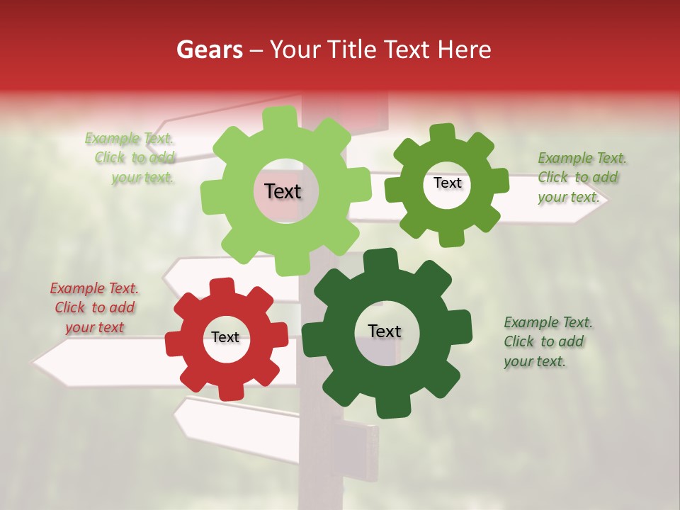 Copyspace Street Information PowerPoint Template