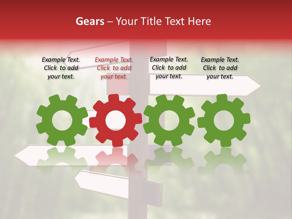 Copyspace Street Information PowerPoint Template