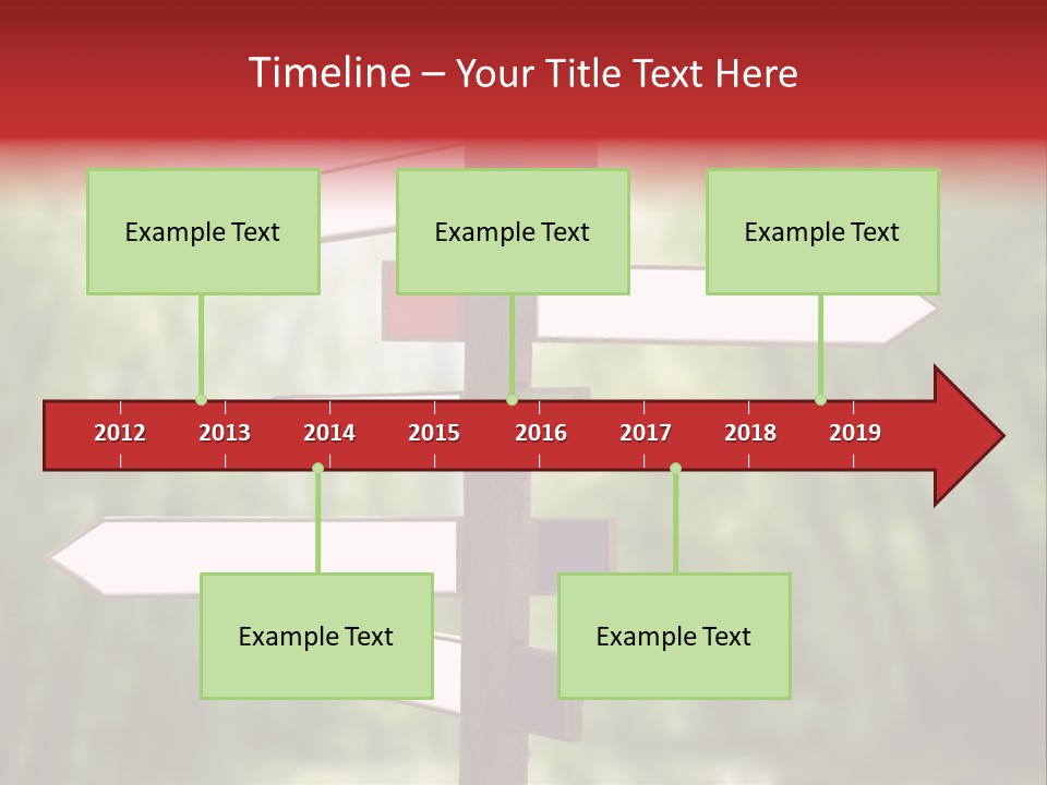 Copyspace Street Information PowerPoint Template