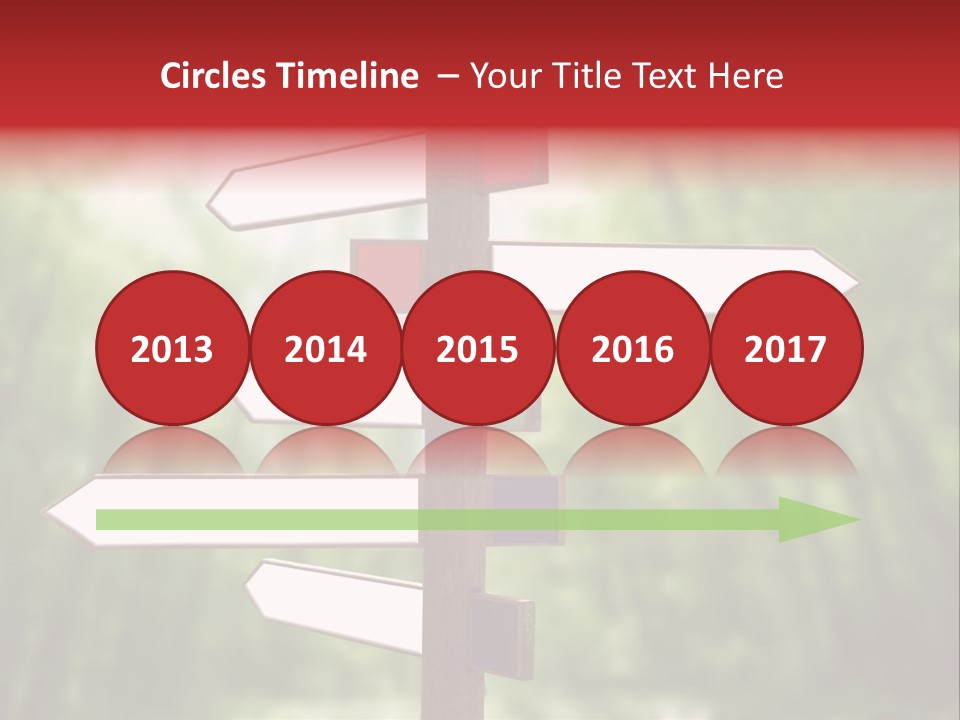 Copyspace Street Information PowerPoint Template