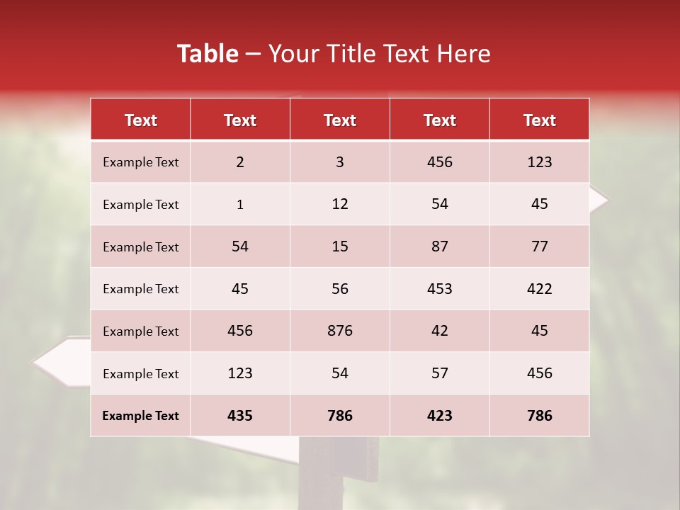 Copyspace Street Information PowerPoint Template