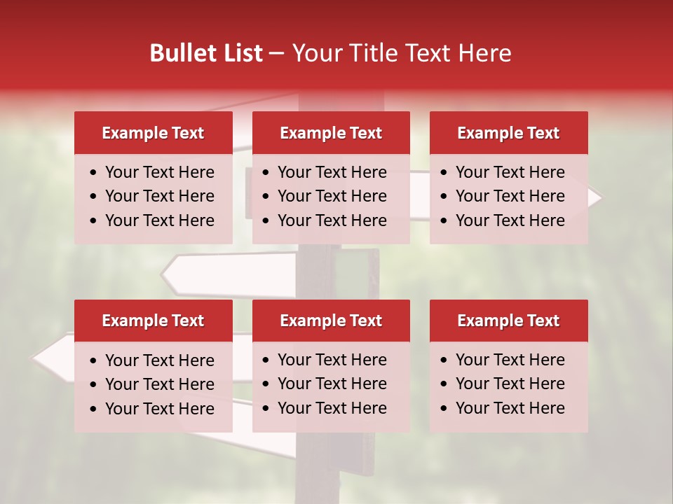 Copyspace Street Information PowerPoint Template
