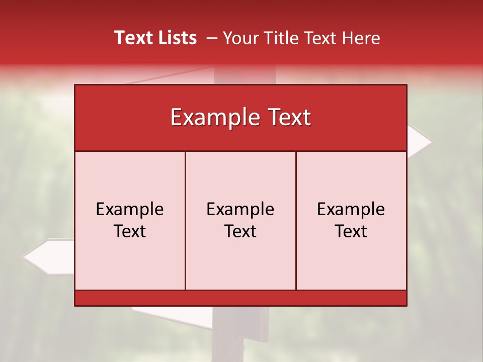 Copyspace Street Information PowerPoint Template