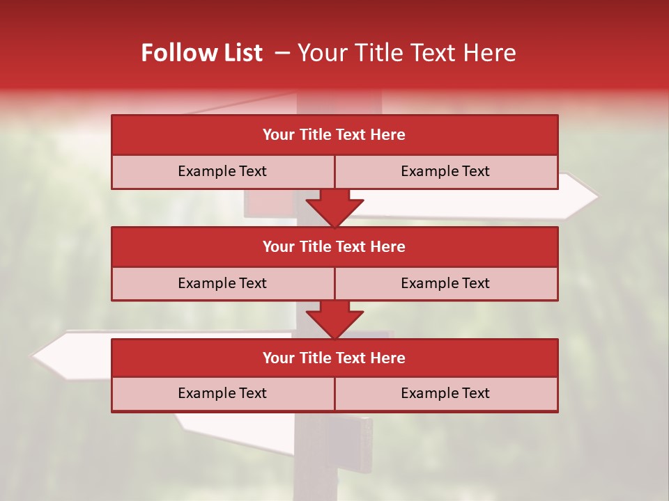 Copyspace Street Information PowerPoint Template