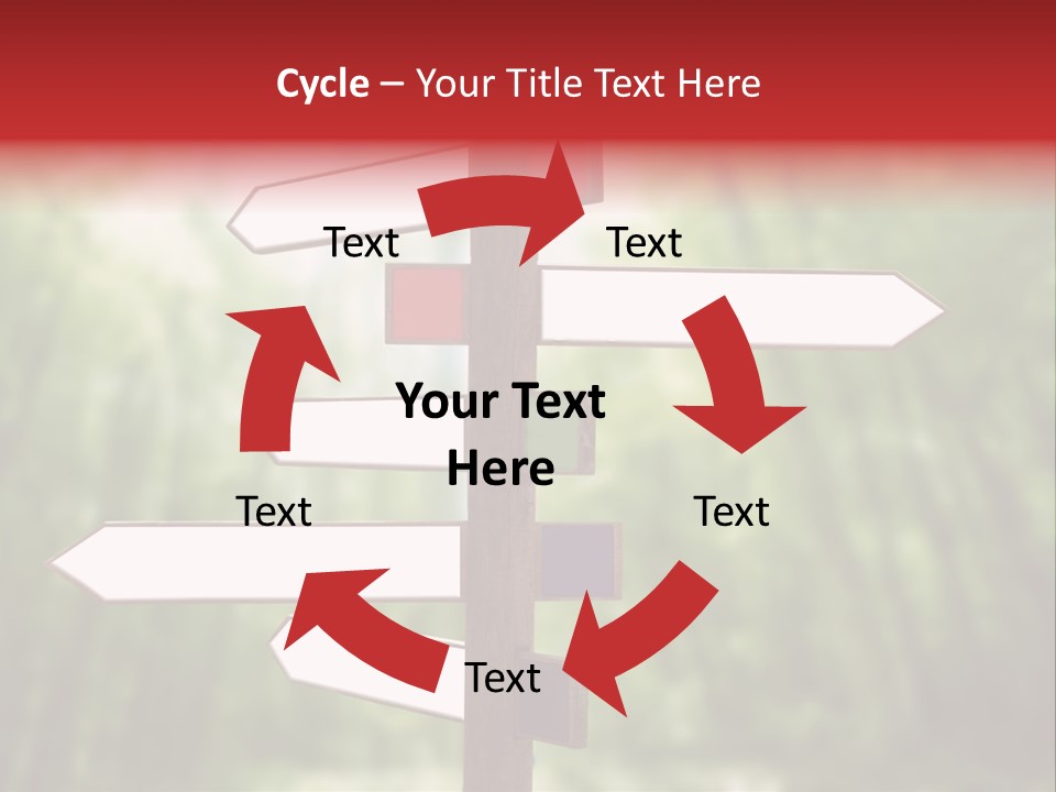 Copyspace Street Information PowerPoint Template