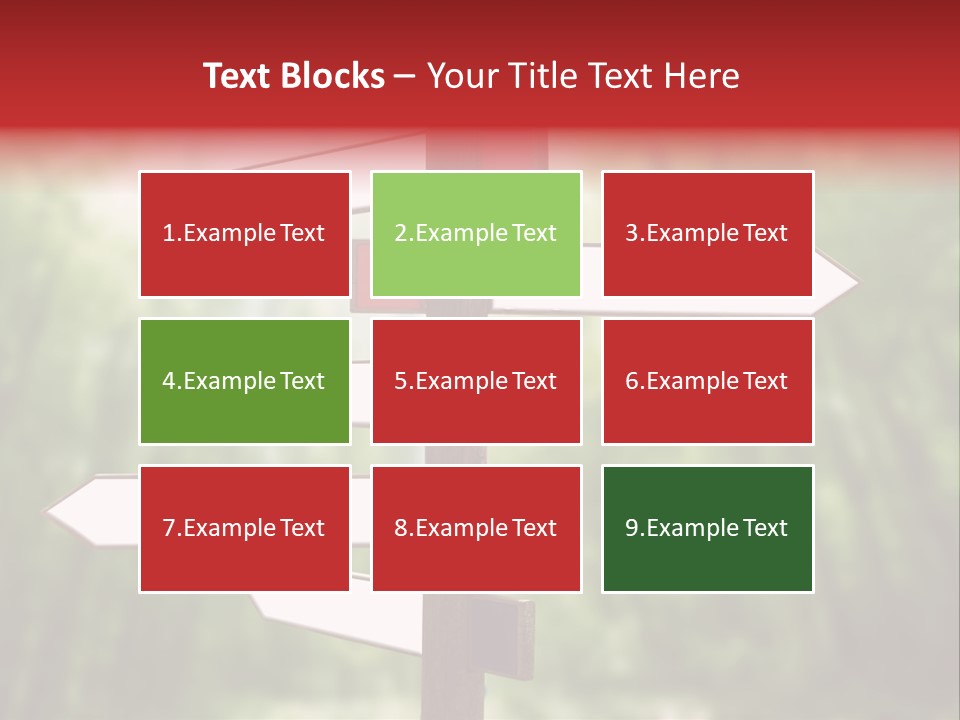 Copyspace Street Information PowerPoint Template